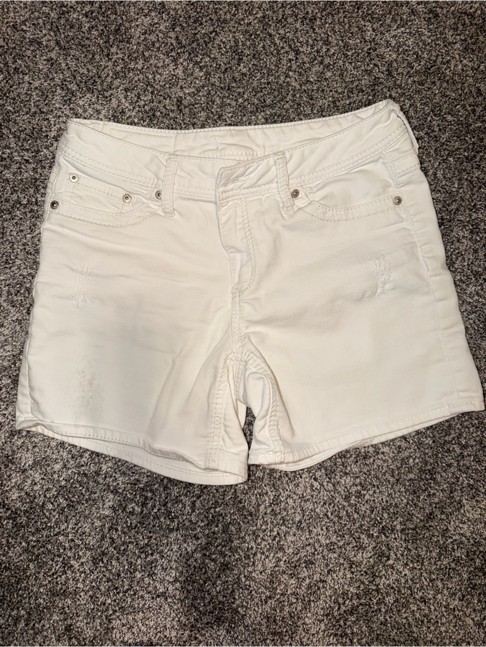 Seven White Denim Shorts - Classic Summer Style